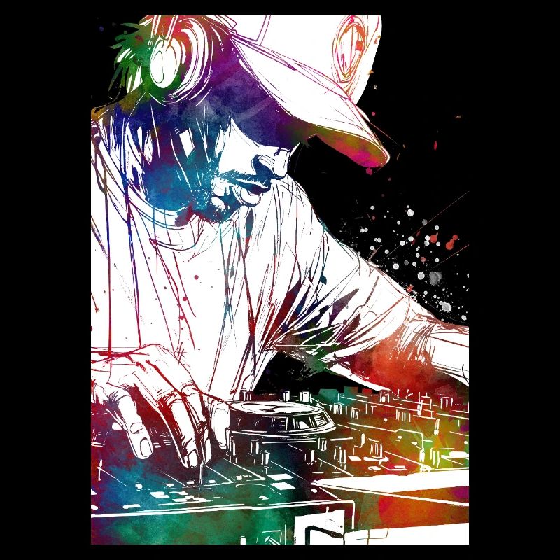 DJ music console