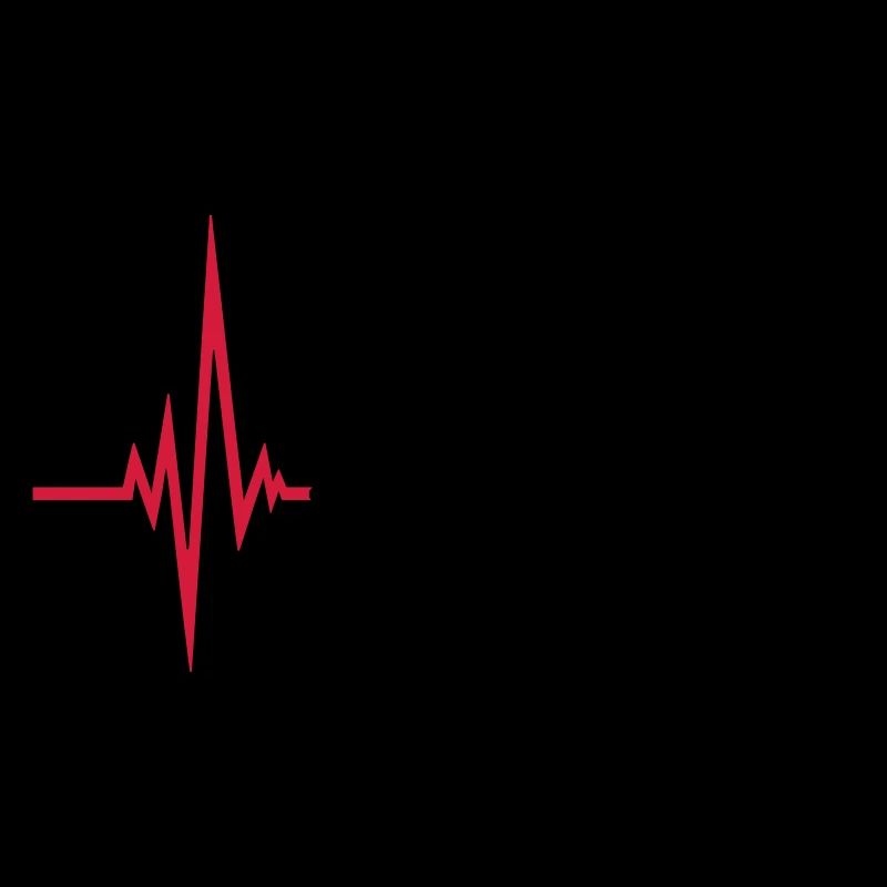 pouls fréquence cardiaque logo texte lecture fléchettes v