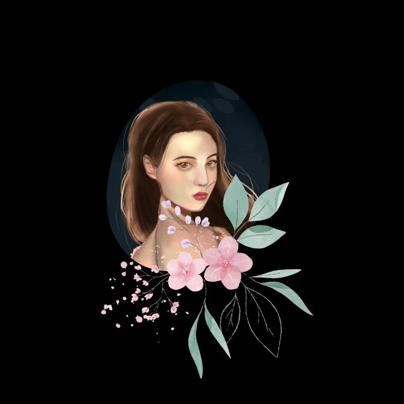 Princesse aux fleurs