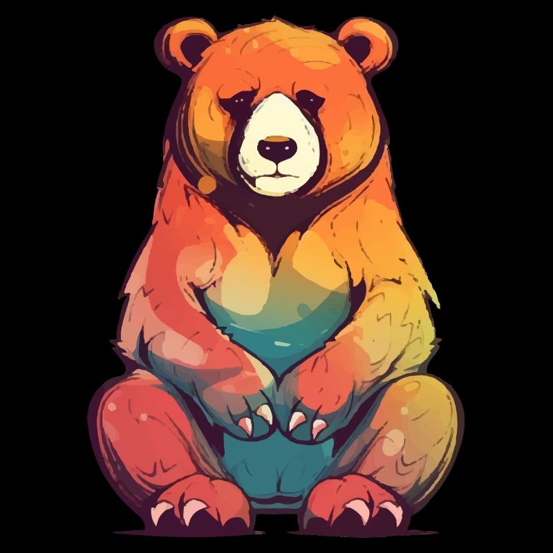 Bado the grumpy bear