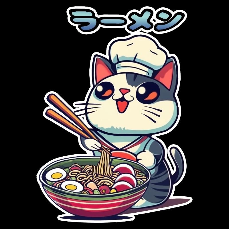 Fun Ramen Cat