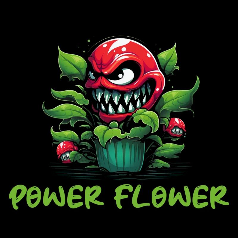 Plante à fleurs de puissance