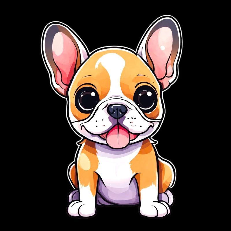 Chiot mignon bouledogue Français