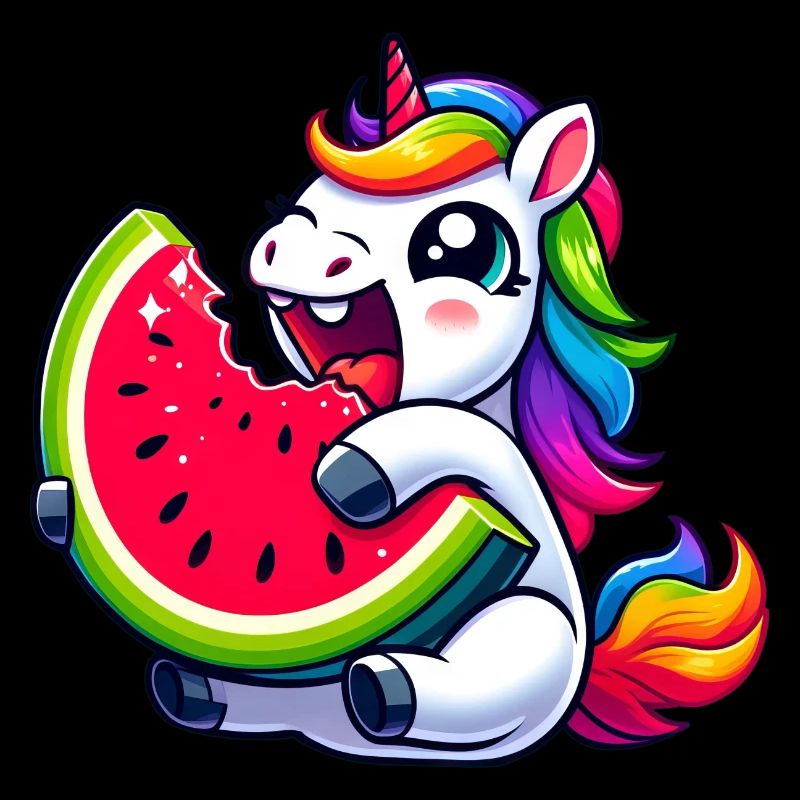 Licorne Pastèque Design d’été