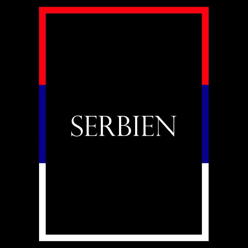 Serbie Србија, Lettrage de déclaration avec drapeau