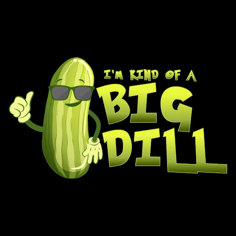 Je suis une sorte de cornichon végétalien au concombre à l’aneth