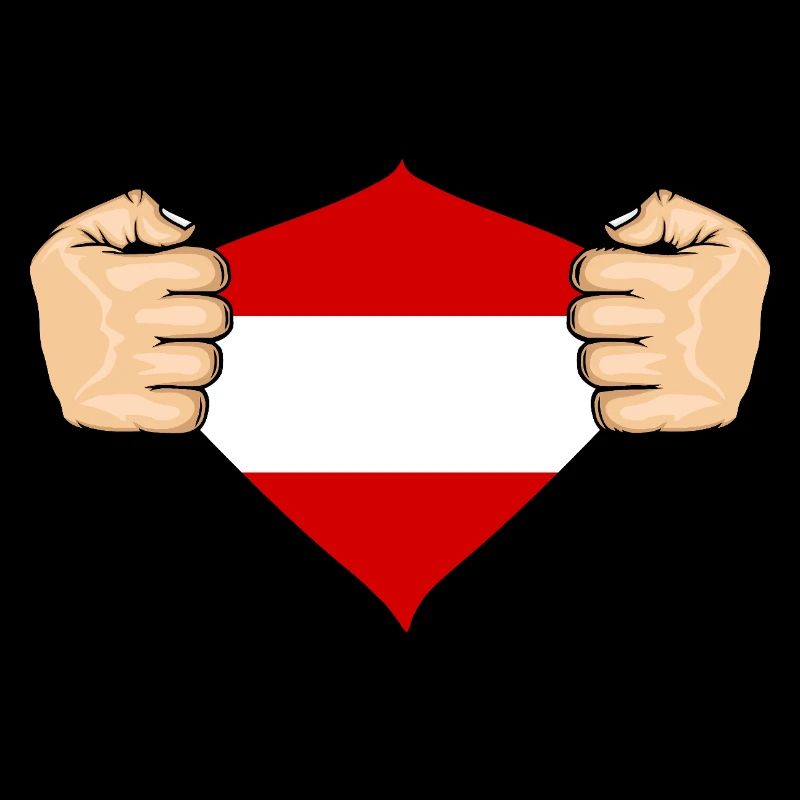 Austria Flag Design
