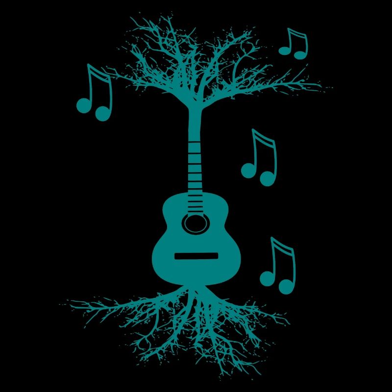 Funny Guitar Tree Gift For Dads