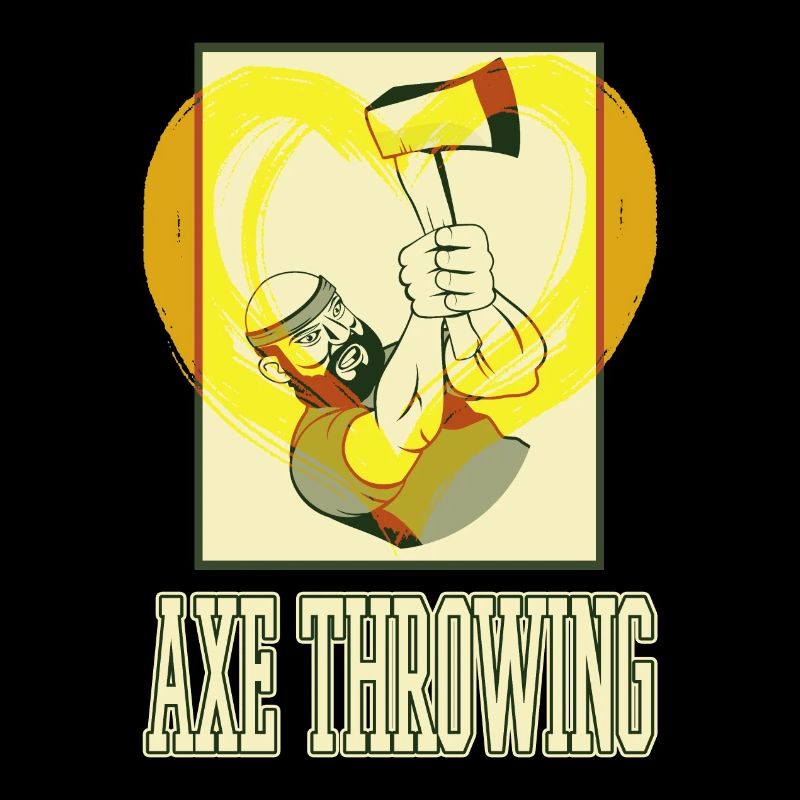 Axe Throwing Axe Throwing Axe Throwing Sport Double Axe