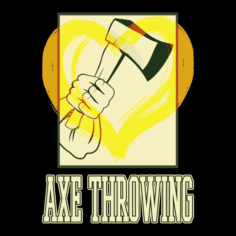 Axtwerfen Axt Werfen Axe Throwing Sport Doppelaxt