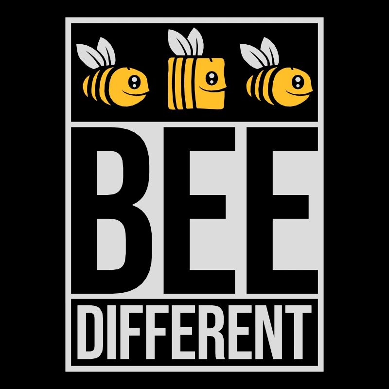 bee different Spruch Zitat