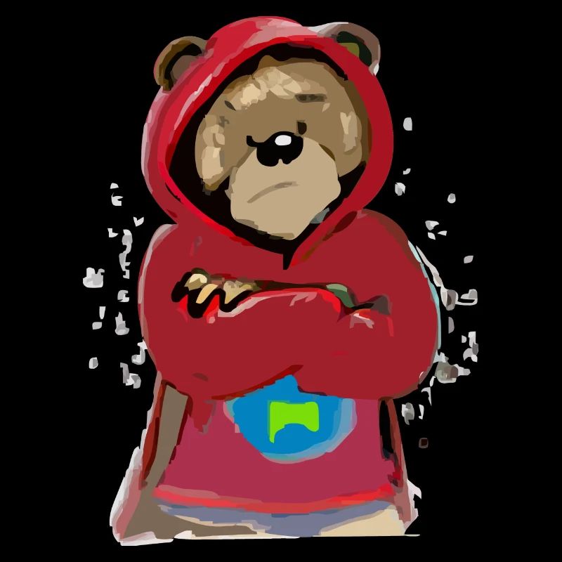 Bloo the grumpy bear