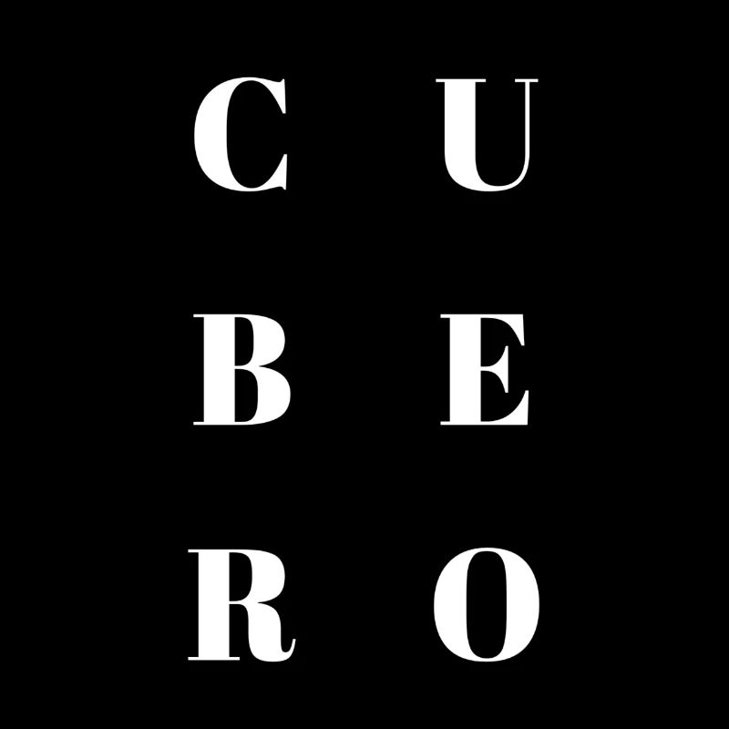 Black & White Square Cube