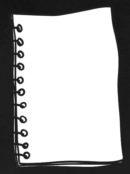 Notebook Banner Drawing
