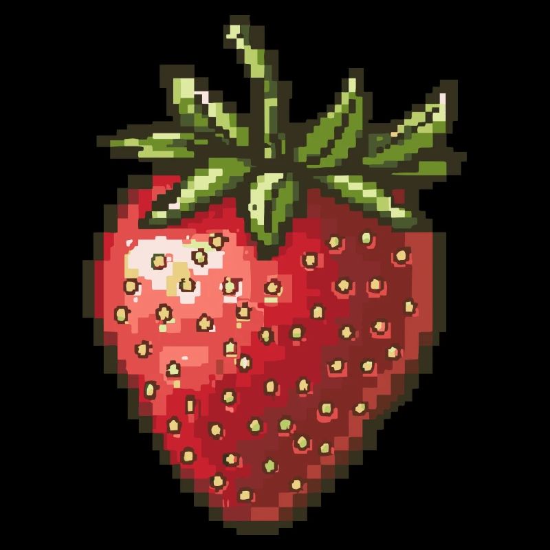 Icône pixel fraise