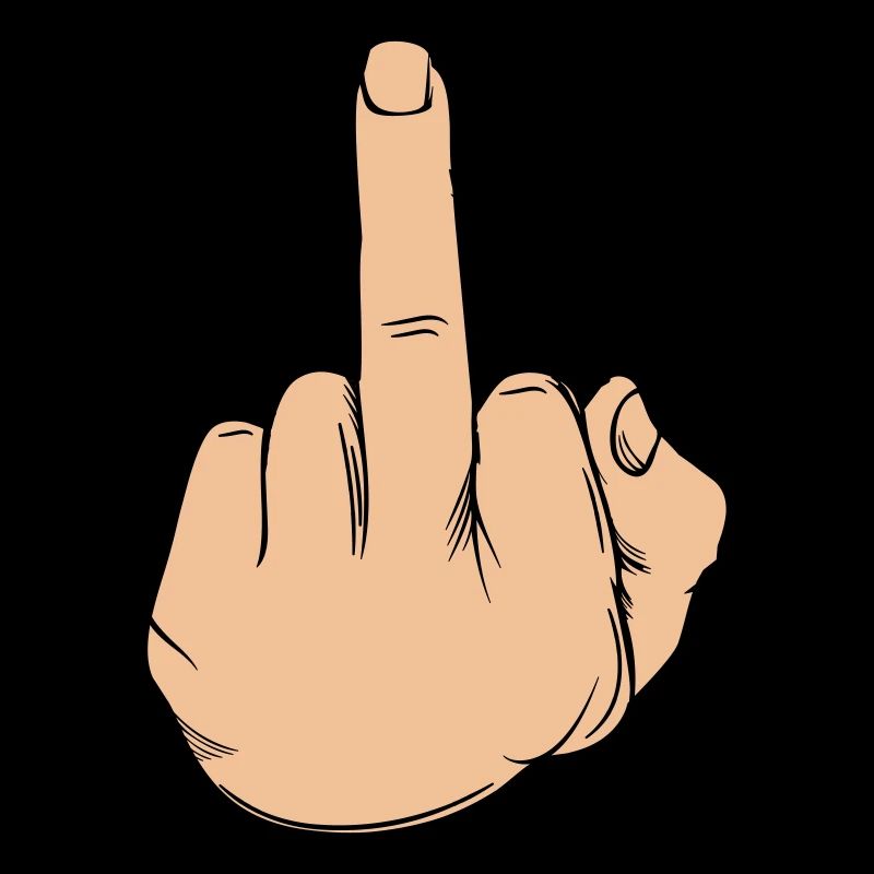 hand mittelfinger