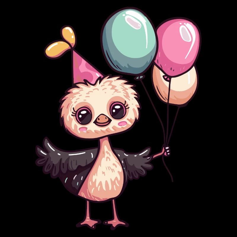 Strauß Geburtstag Comic