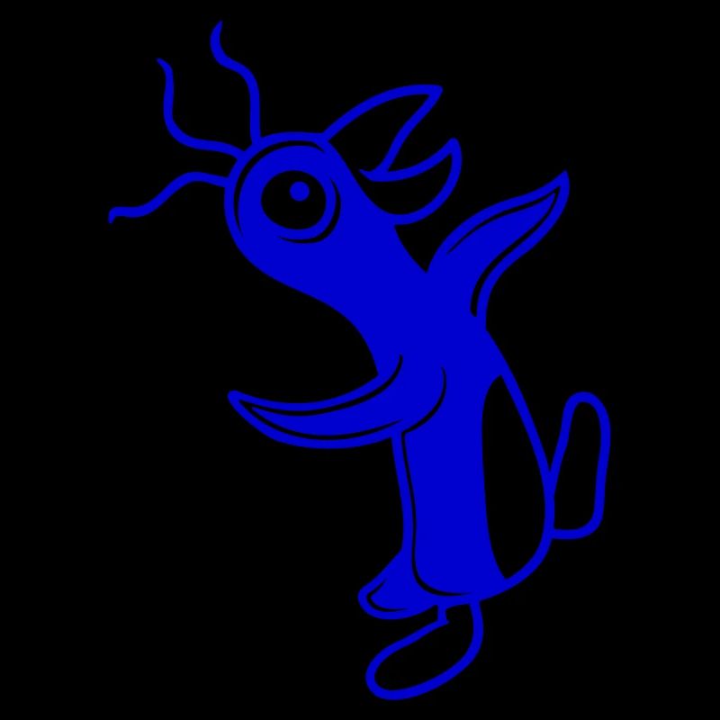 Crazy penguin runs stupid looks stupid silly