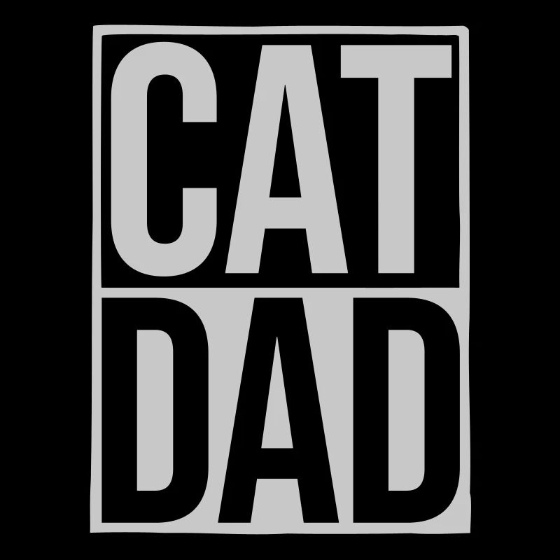 Schild Cat Dad Logo