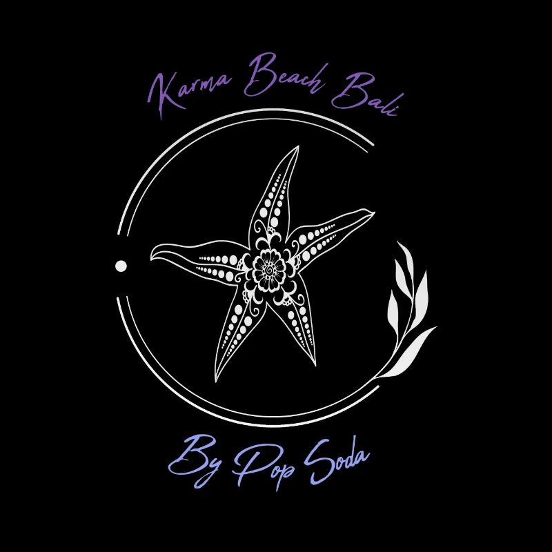 Karma Beach starfish purple blue