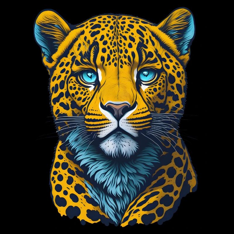 Leopard I Raubkatze der Savanne Afrikas I Geschenk