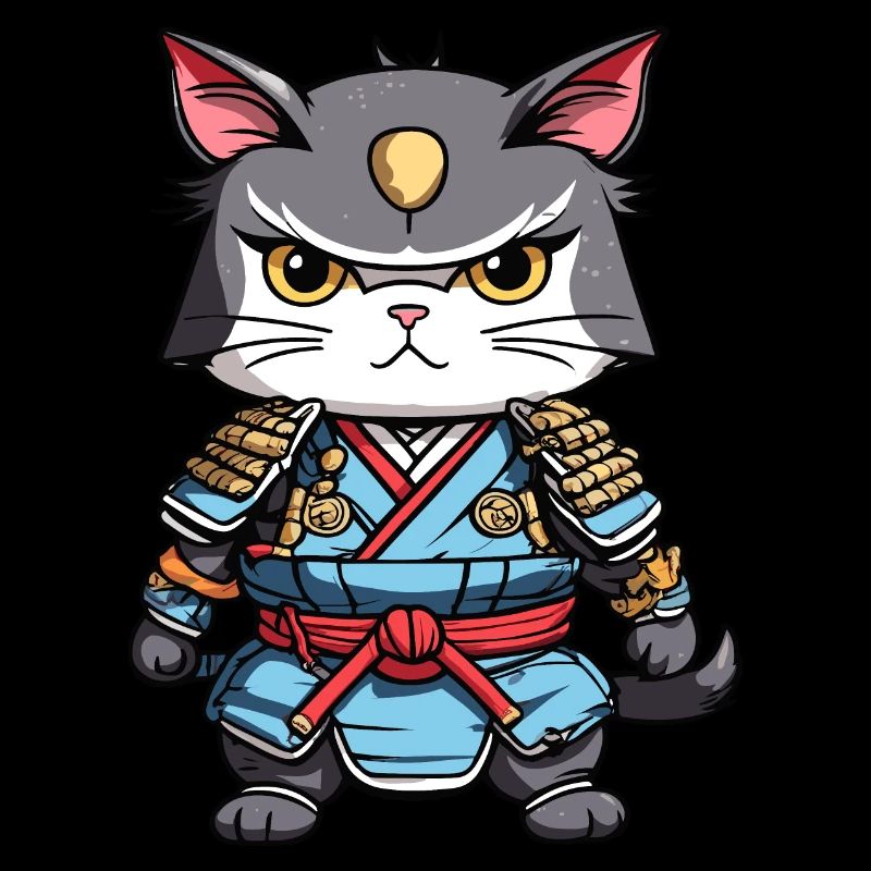 Chat samouraï #14
