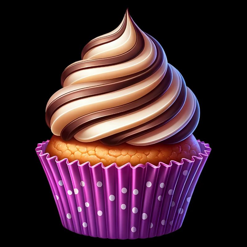 Vanilla and Chocolate Cupcake