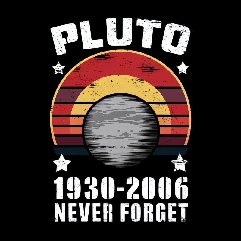 Pluto 1930-2006 Nie Vergessen Retro