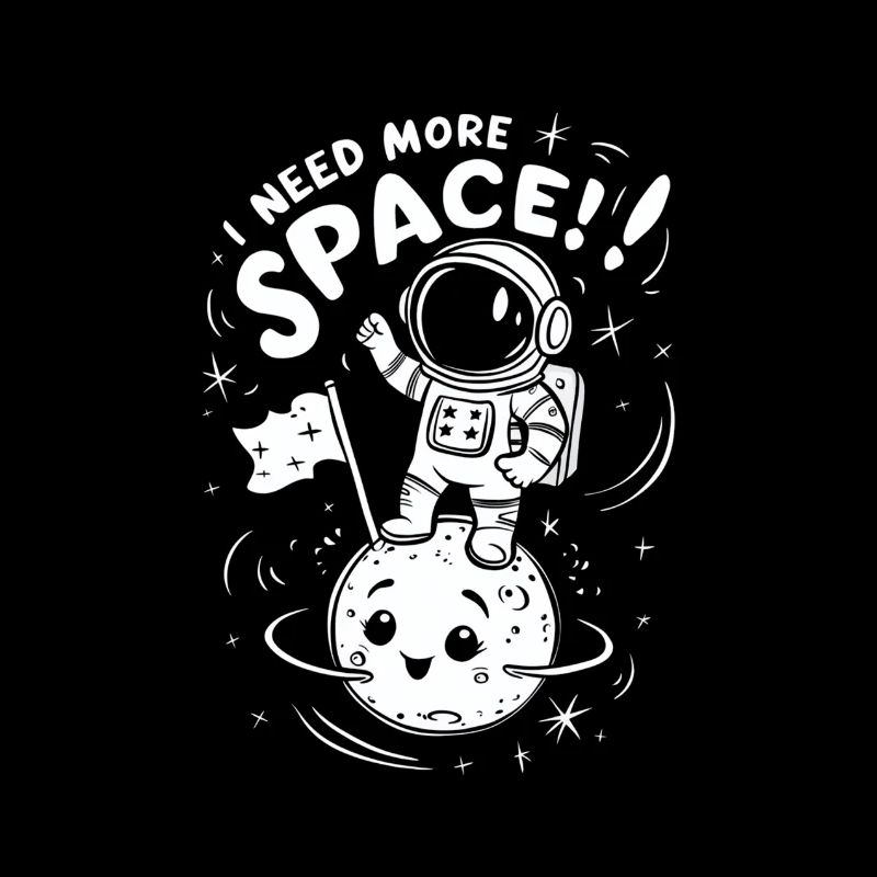 Besoin de plus d’astronaute drôle de l’espace