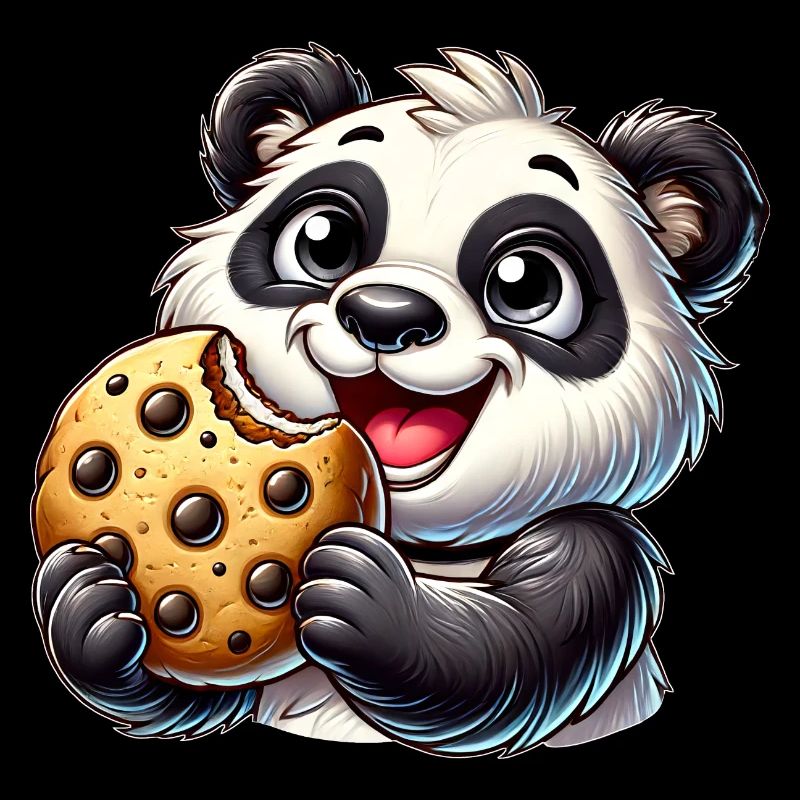 Panda Biscuit Dessert Biscuits Sucrés