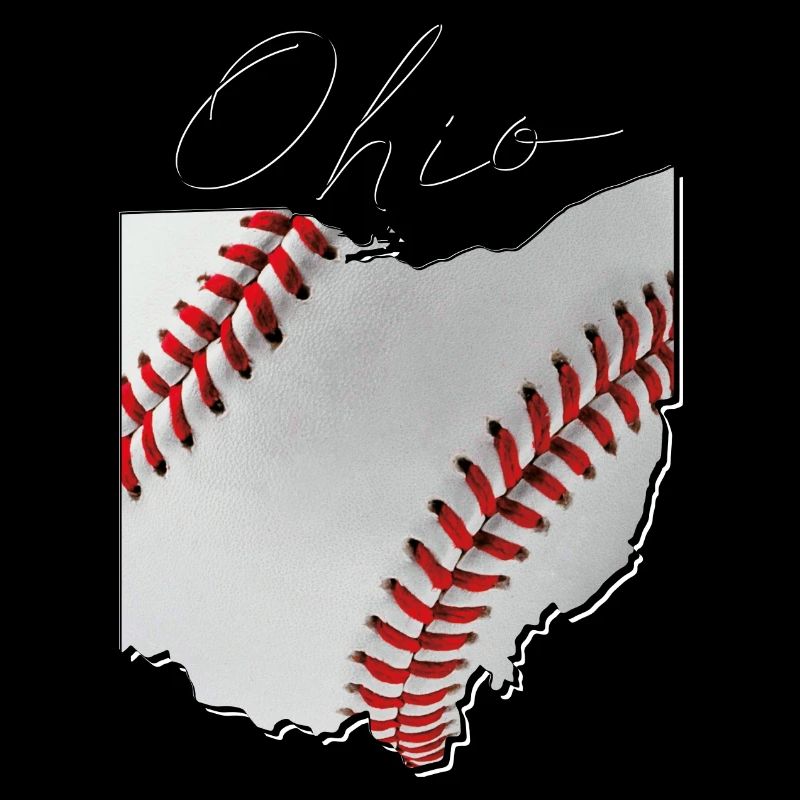 Ohio (États-Unis) | Vrai baseball | Script de carte