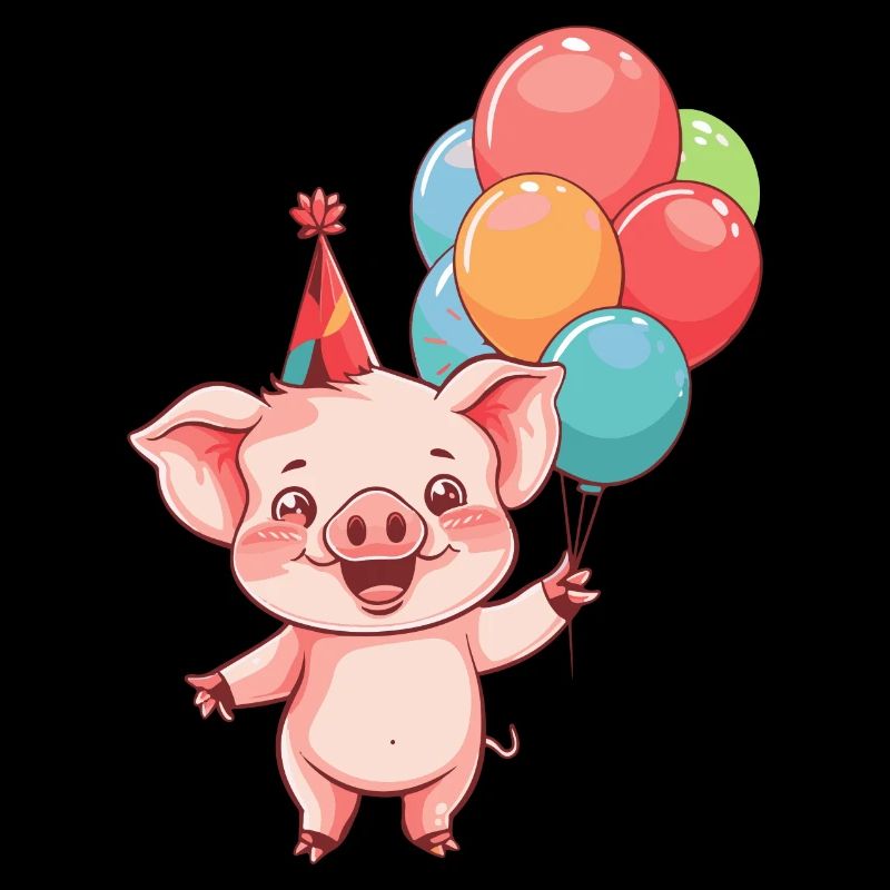 Cochon Anniversaire Bande Dessinée
