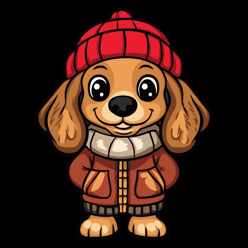 Cocker Spaniel Hund Stylisch