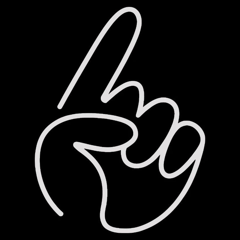 Geste de main Dessinés minimaliste Montrer