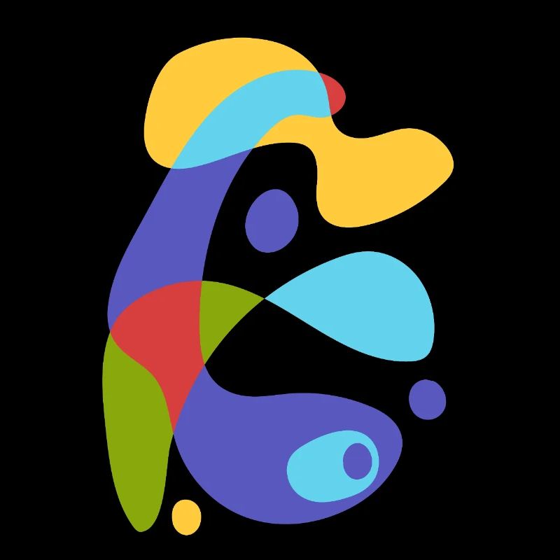 vintage abstract creature