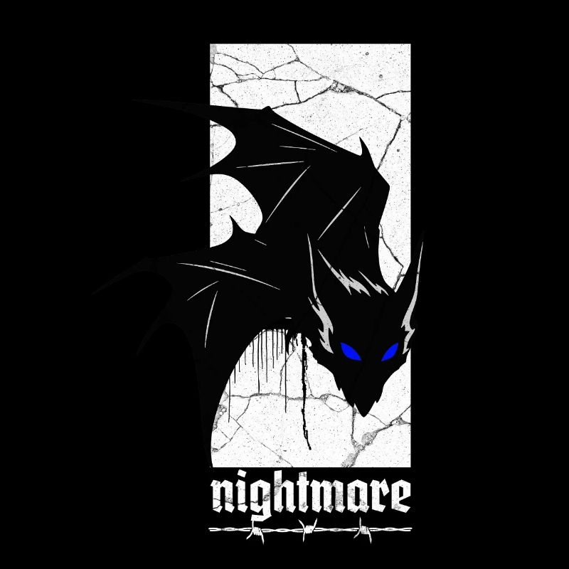 Nightmare Bat – Gothic Horror Vampire Creature Art