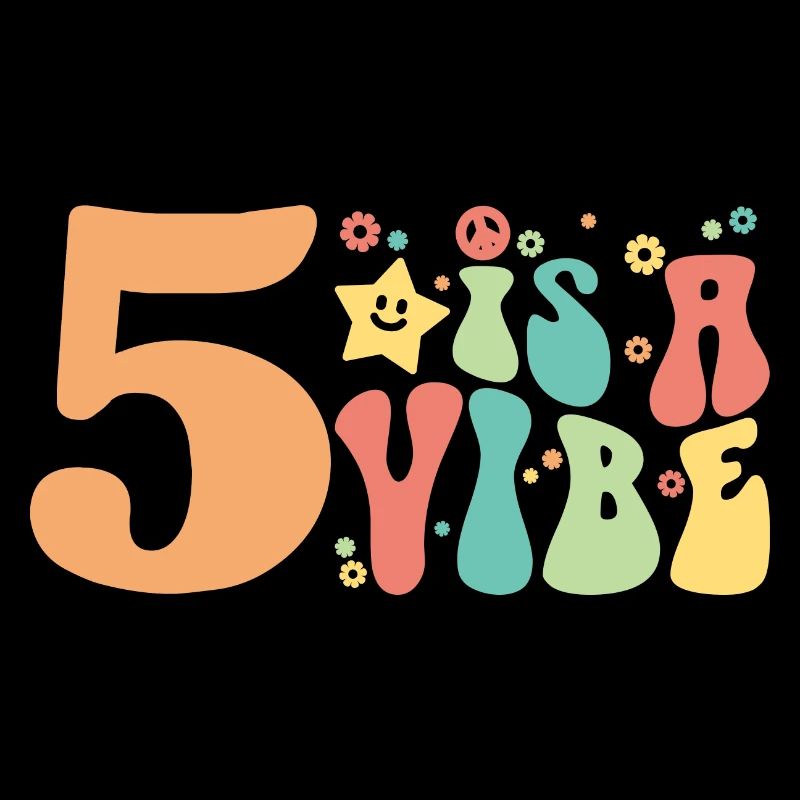 Five Is A Vibe, 5 ans, enfants de 5e anniversaire