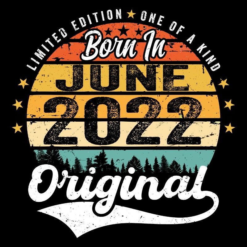 Born in June 2022 Birthday Gift June 2022