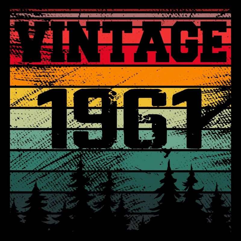 1961 Vintage 1961 Retro Geburtstagsgeschenk