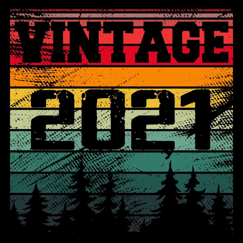 2021 Vintage Geburtstagsgeschenk 2021 Retro