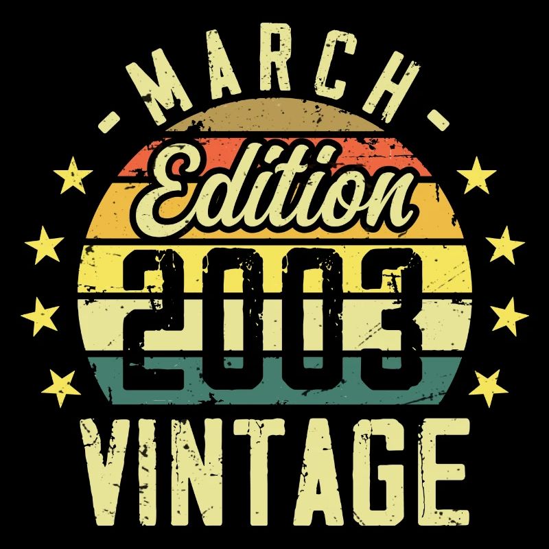 Vintage März 2003 Geburtstagsgeschenk 2003