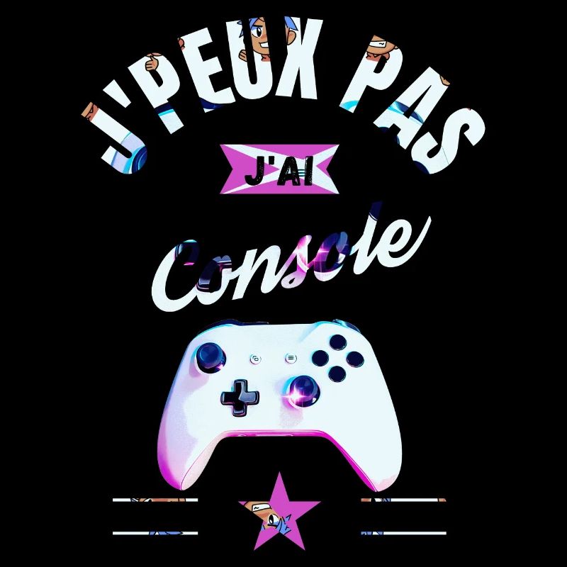 Teeshirt J'Peux Pas J'Ai Console