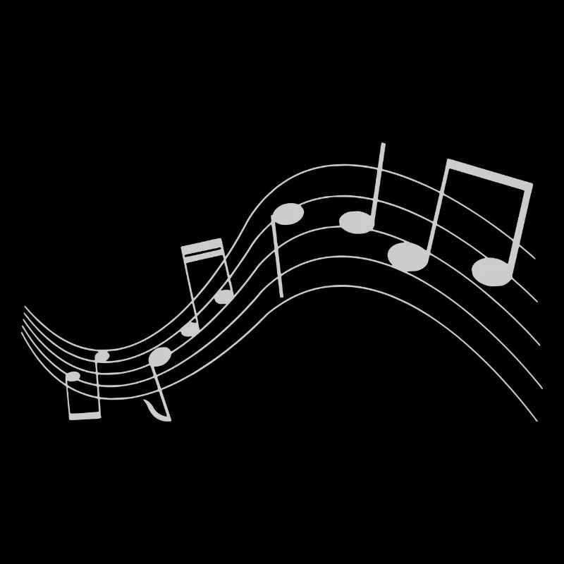 T-shirt Notes de musique