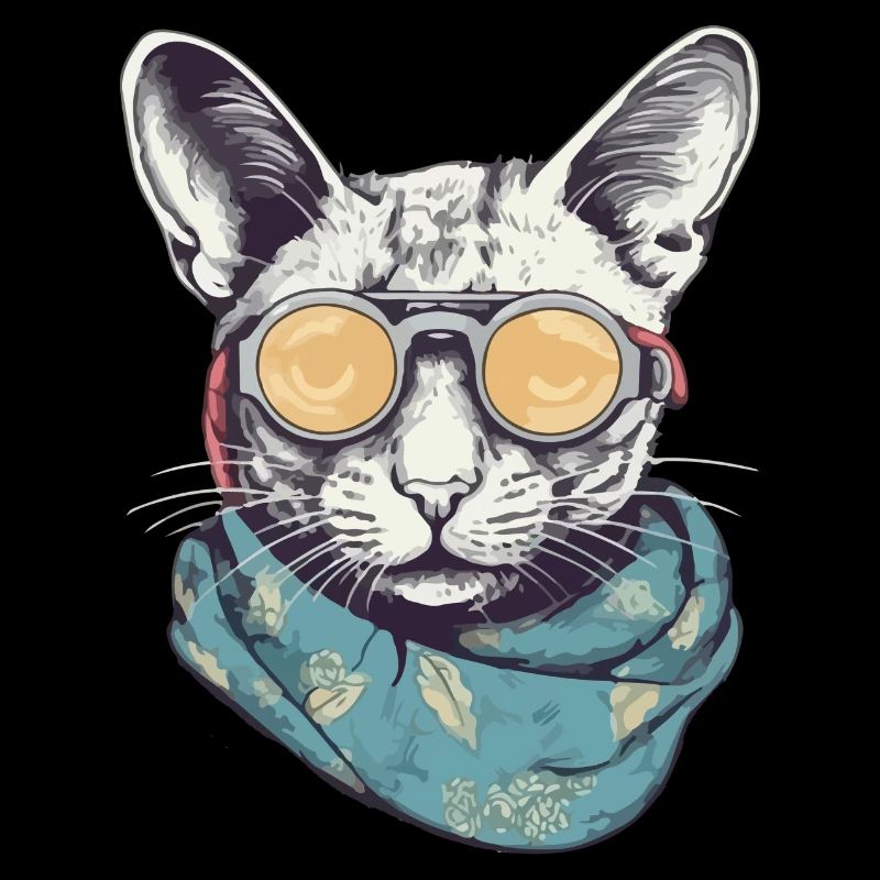 Katzengelbe Brille