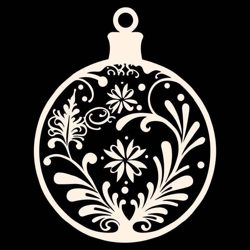 Christmas bauble decor