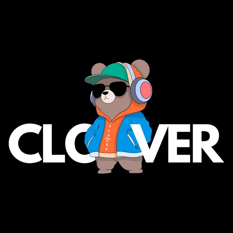Clover teddy White Edition
