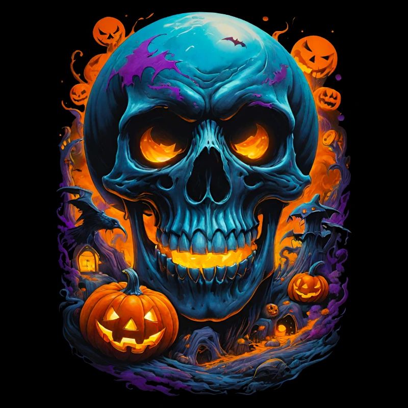 Crâne d’Halloween
