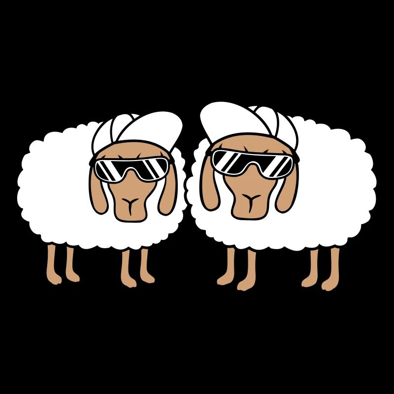 Two Sheep Sunglasses 2 Cappy Cap Summer Crew