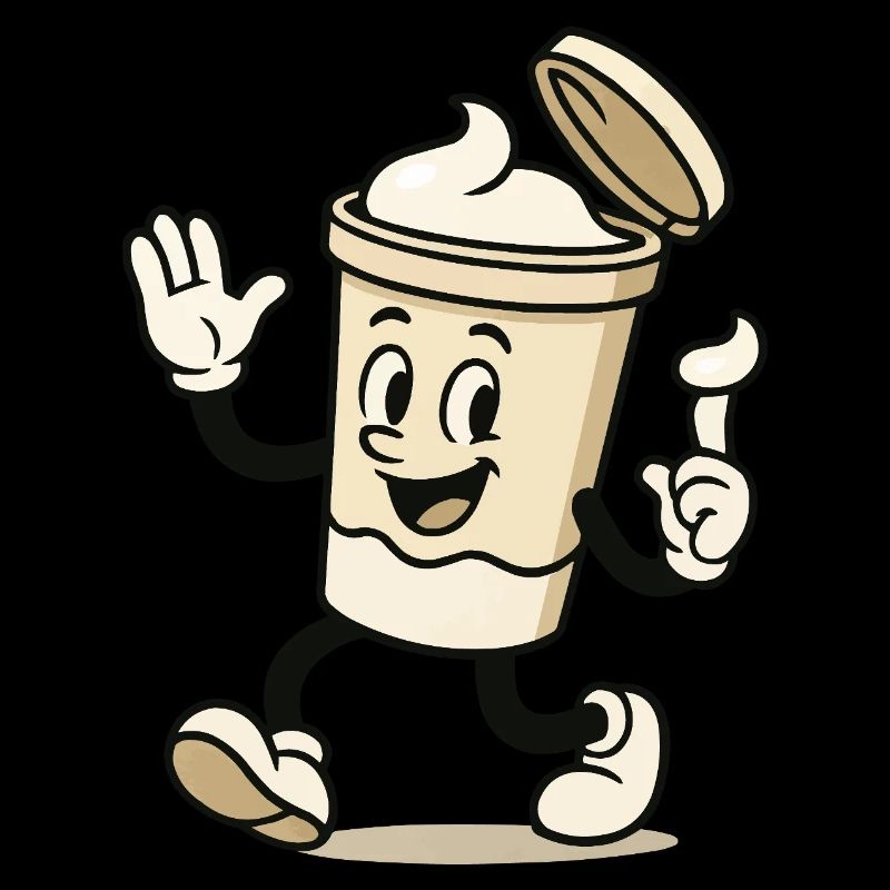 eiscreme becher comic