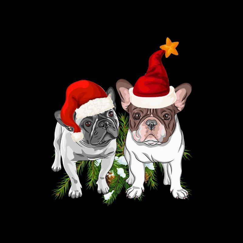 Bouledogue française Noël